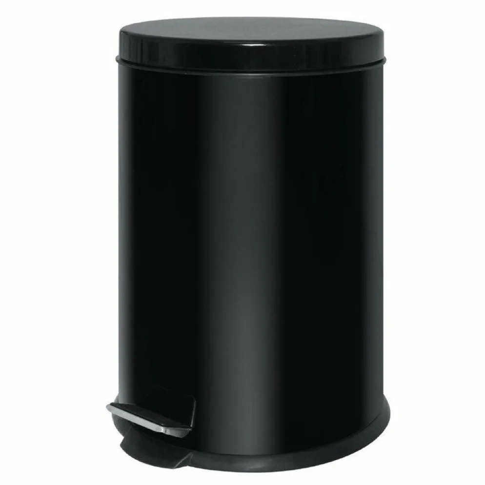 Pedaleimer schwarz 20L, 44,8(H) x 29,3(Ø)cm