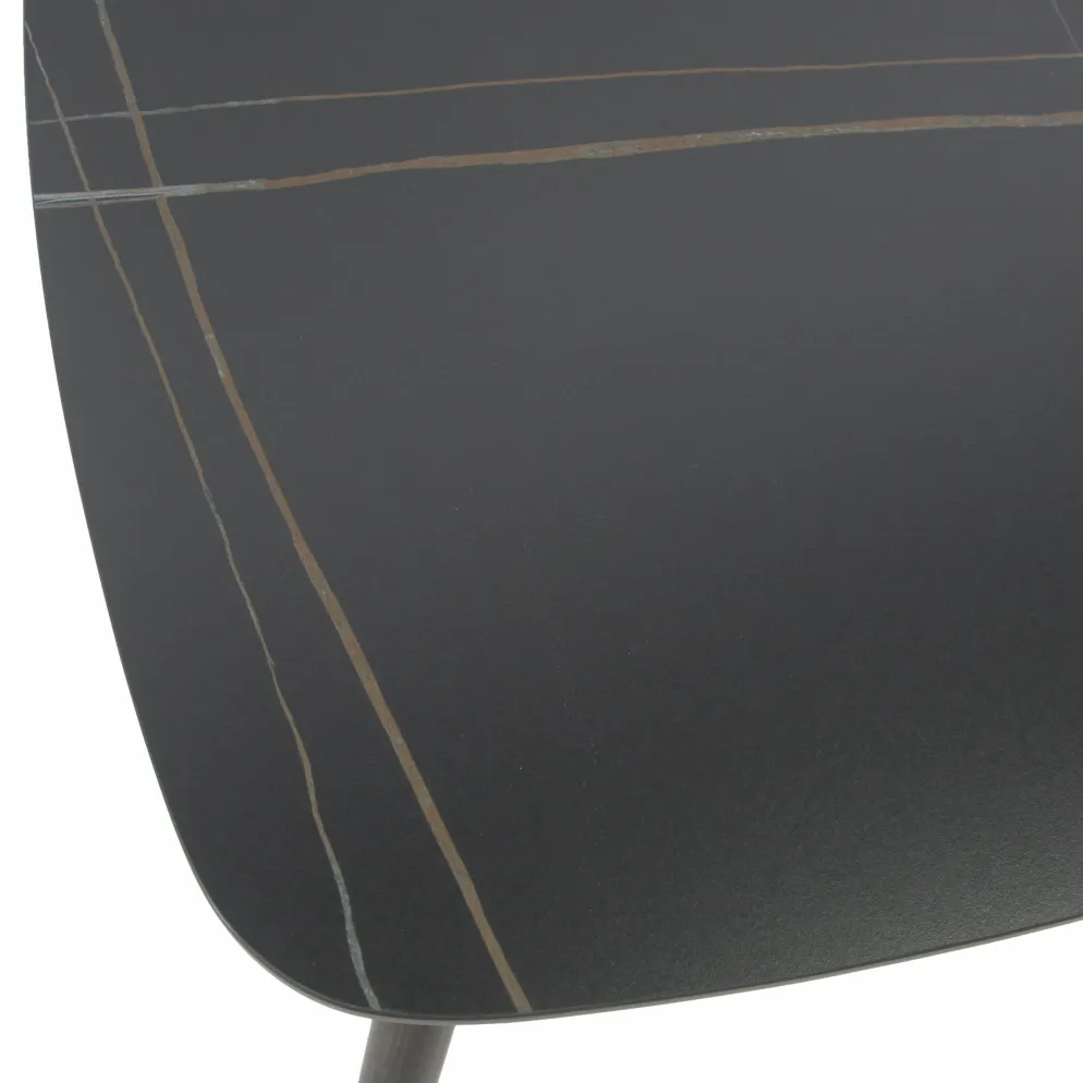 Pedro Terrassentisch Wenge-Schwarz Ceramic