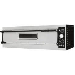Pizzaöfen 1 Kammer für 3 Pizzen Ø-35cm, 1305x600x413mm