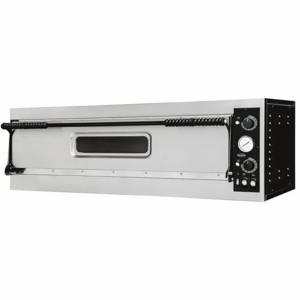 Pizzaöfen 1 Kammer für 3 Pizzen Ø-35cm, 1305x600x413mm