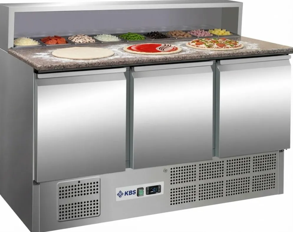 Pizzakühltisch/-Belegstation 901 PT, 1370x700x1090 mm - GN 1/1