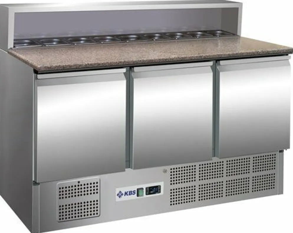 Pizzakühltisch/-Belegstation 901 PT, 1370x700x1090 mm - GN 1/1