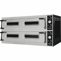 Pizzaofen 2 Kammer für 9+9 Pizzen Ø-35cm, 1500x1314x745mm