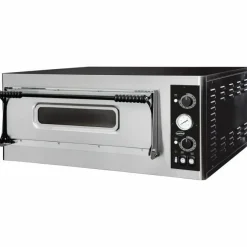 Pizzaofen 1 Kammer für 4 Pizzen Ø-32cm, 975x924x413mm