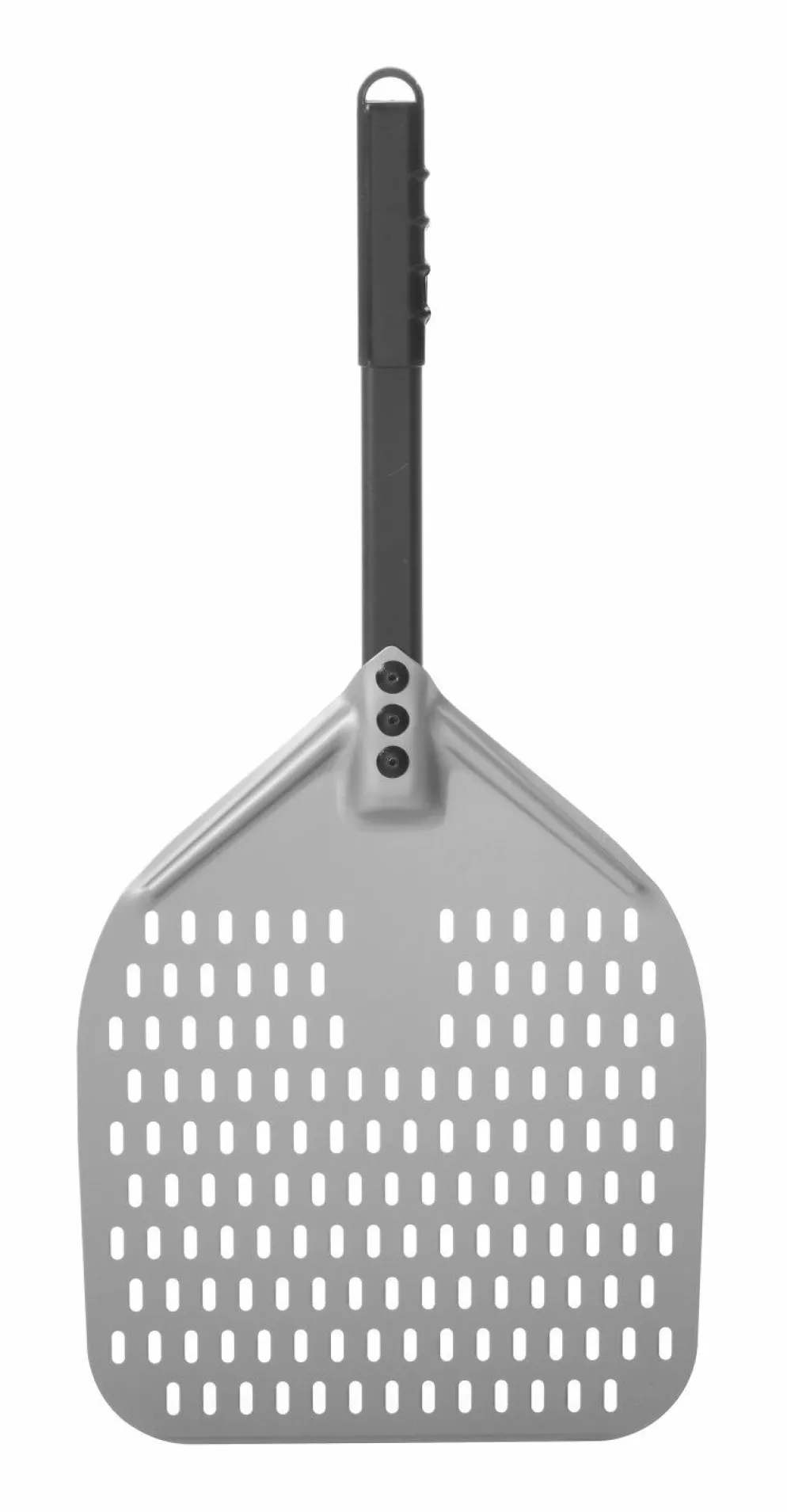 Pizzaschaufel gelocht Al Hitzerest. Griff 355x710 mm