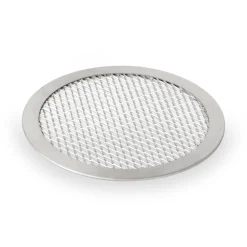 Pizza Screen Set, Ø 36 cm, Perforierung 8 x 4 mm, Set á 10 Stück, Aluminium