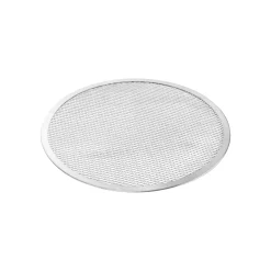 Pizza Screen Set, Ø 30 cm, Perforierung 8 x 4 mm, Set á 10 Stück, Aluminium