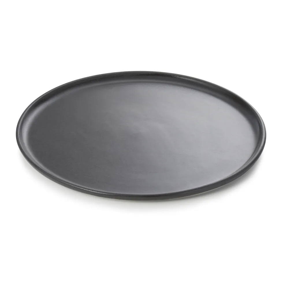 Pizzateller, Ø 36 cm, schwarz, Porzellan