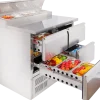 Pizzatisch Belegstation KBS 264, 4 Schubladen