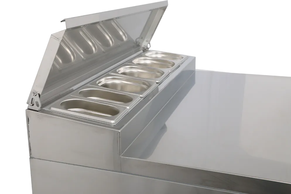 Pizzatisch Belegstation KBS 264, 4 Schubladen