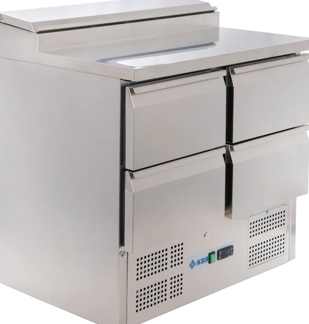 Pizzatisch Belegstation KBS 264, 4 Schubladen