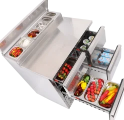 Pizzatisch Belegstation KBS 264, 4 Schubladen