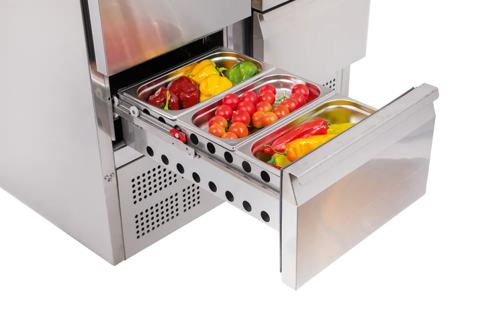Pizzatisch Belegstation KBS 264, 4 Schubladen