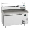 Pizzatisch Pro Line – 2 Türen, 380 Liter, Breite 1550mm