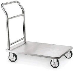 Plattformwagen, 90 x 60 x 93 cm, Edelstahl