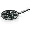 Poffertjespfanne, Ø 20,5 cm für 7 Poffertjes, Gusseisen