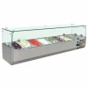 POLAR Aufsatzkühlvitrine 7 x GN1/4, 1500mm