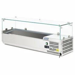 POLAR Aufsatzkühlvitrine 5 x GN1/4, 1200mm