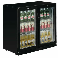 POLAR Barkühlschrank mit 2 Klapptüren 208L