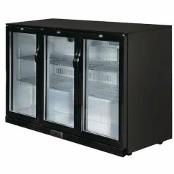 POLAR Barkühlschrank mit 3 Klapptüren 330L