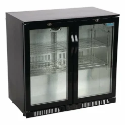 POLAR Barkühlschrank mit 2 Klapptüren 198L
