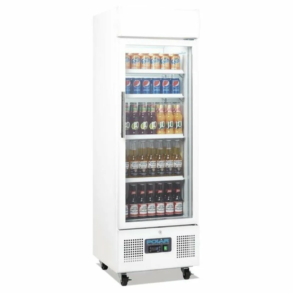 Polar Display Glastür Kühlschrank, 218L, 53x57,5x169,2cm