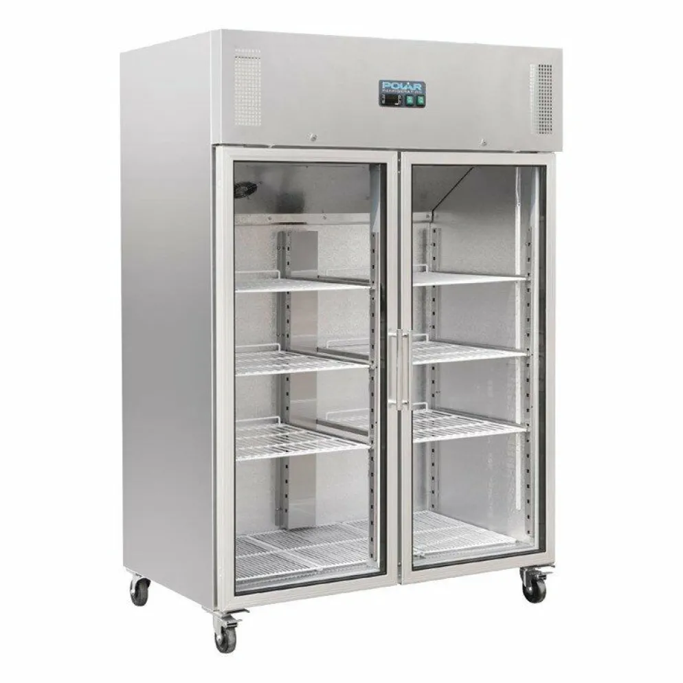 POLAR Gastro Kühlschrank 2-türig 1200L, 1340x800x2010 mm