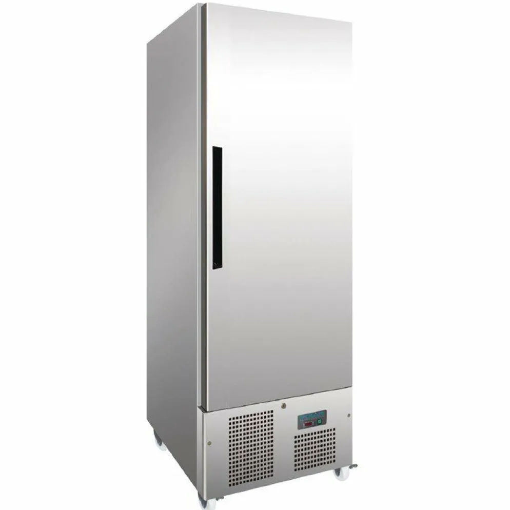 POLAR Gefrierschrank Edelstahl 440L, 685x710x1950 mm