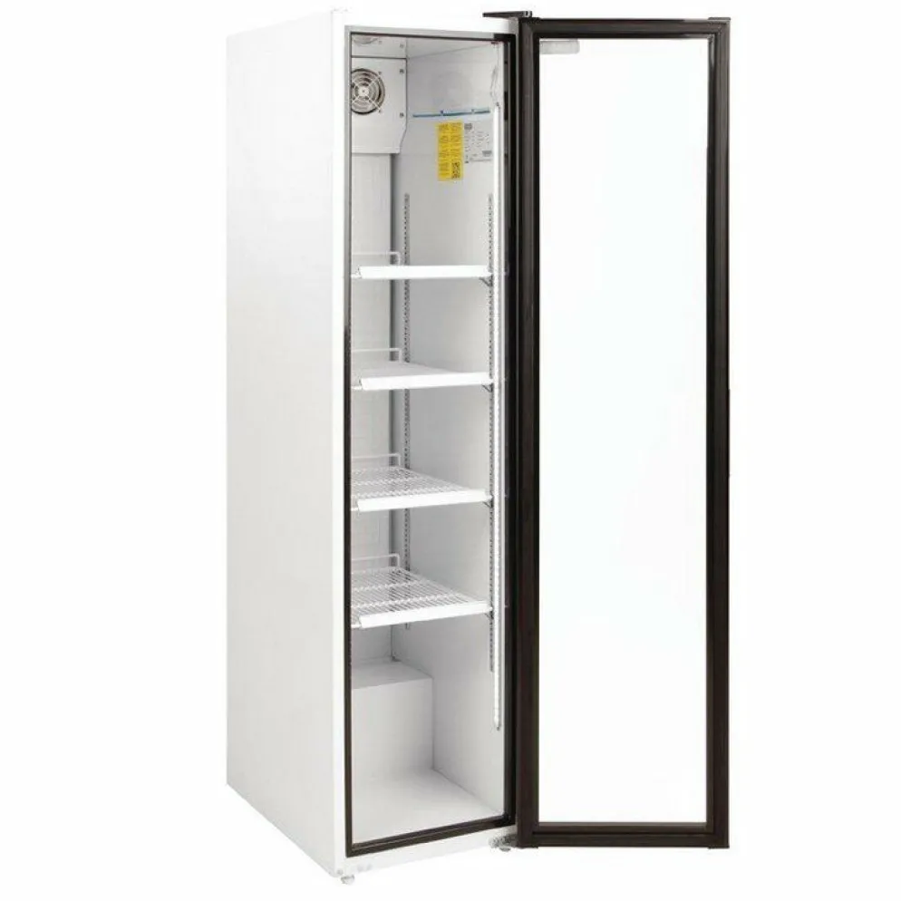 POLAR Glastür Flaschenkühlschrank, 300L, 448x680x1900mm Slimline