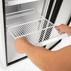 POLAR Glastür Flaschenkühlschrank, 300L, 448x680x1900mm Slimline