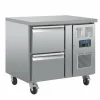 POLAR GN-Kühltisch mit 2 Schubladen 124L, 925x700x860 mm