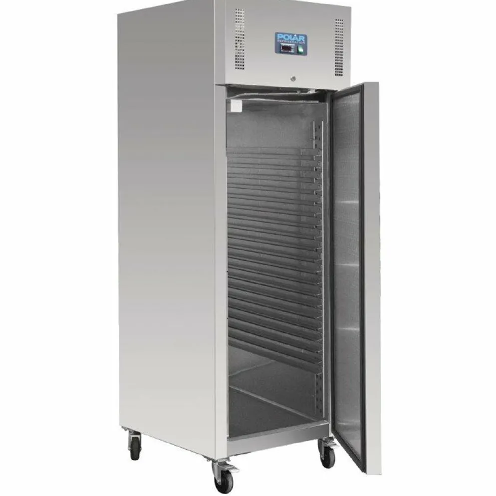 POLAR Kühlschrank Edelstahl in Bäckereiabmessung 850L