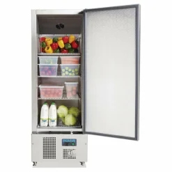 POLAR Kühlschrank Edelstahl 440L, 685x710x1950 mm