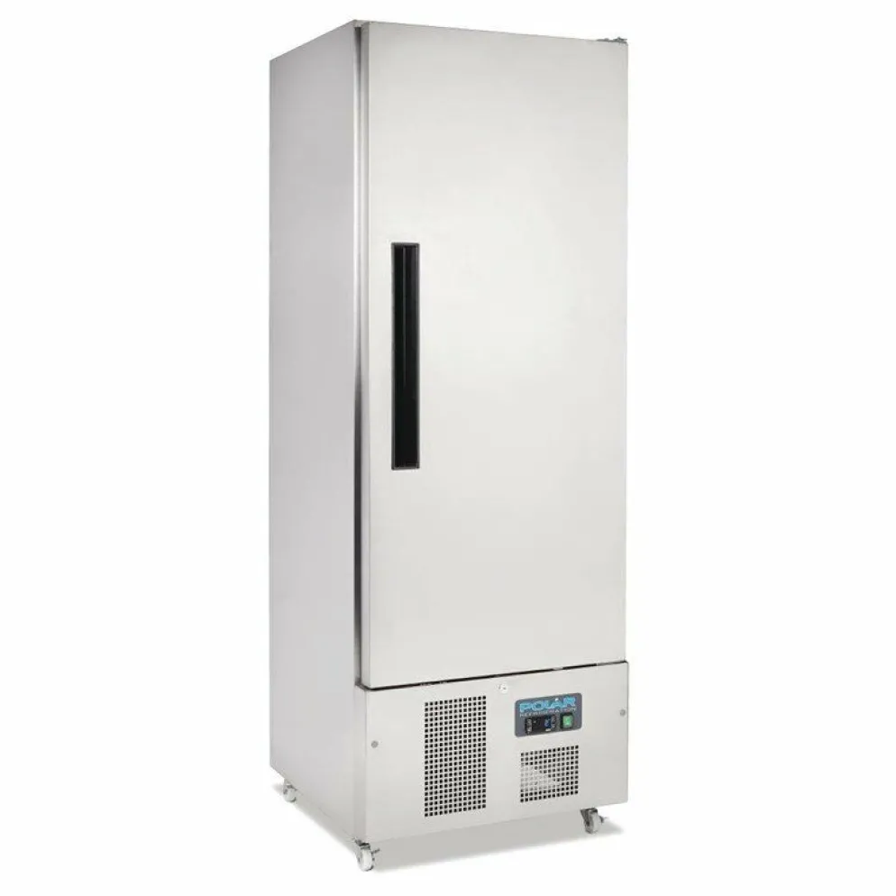 POLAR Kühlschrank Edelstahl 440L, 685x710x1950 mm