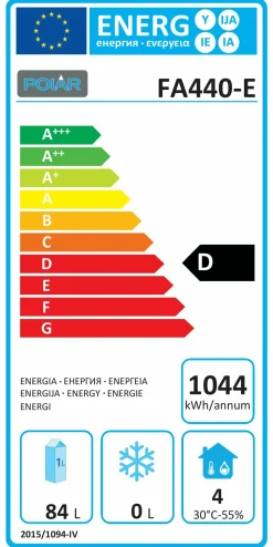 POLAR Kühltisch mit 6 Schubladen 240L, 903x700x880mm - GN1/1
