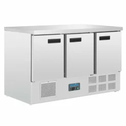 POLAR Kühltisch 3-türig 368 Liter - GN 1/1