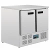POLAR Kühltisch 2-türig 240 Liter, 900x700x880 mm