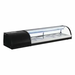 Polar Kühlvitrine für Sushi 150cm, 150x39x29cm