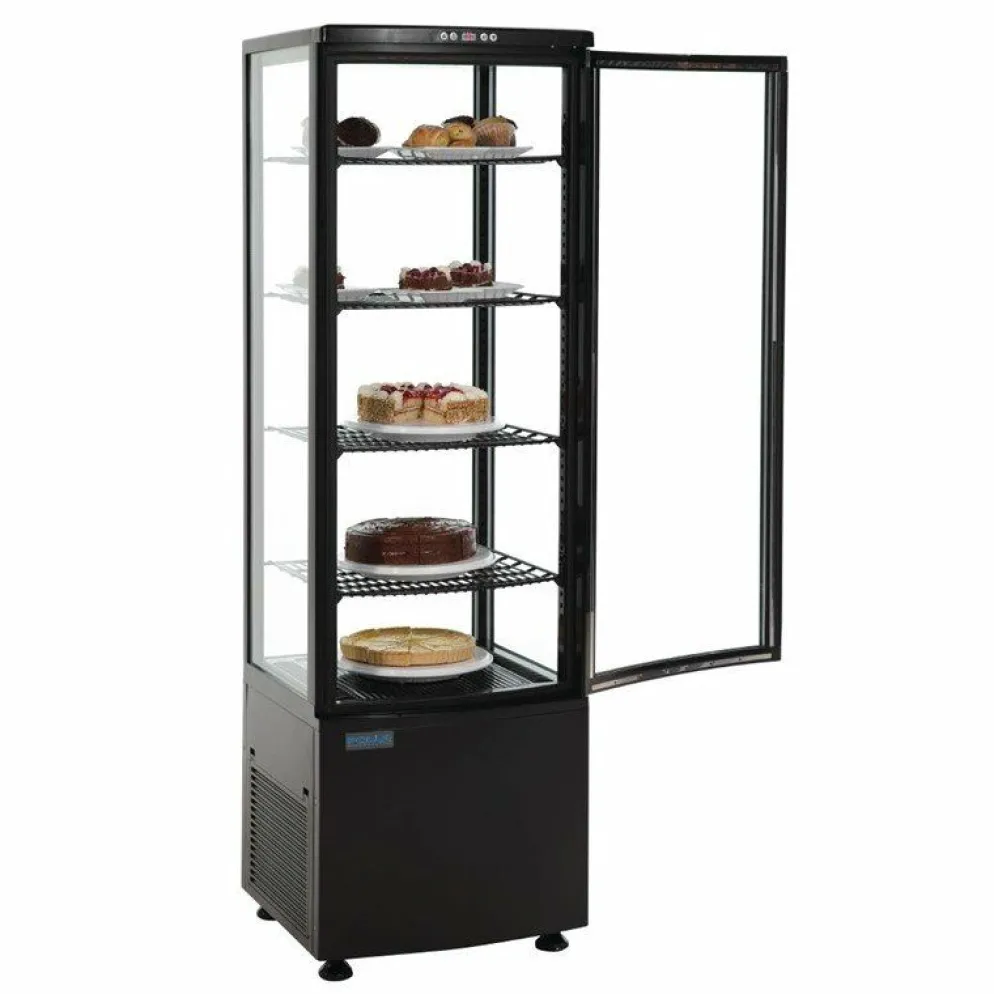 POLAR Kühlvitrine 235L, 515x485x1690 mm