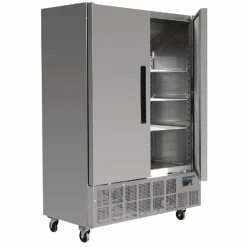 POLAR Slimline Gefrierschrank Edelstahl 960L