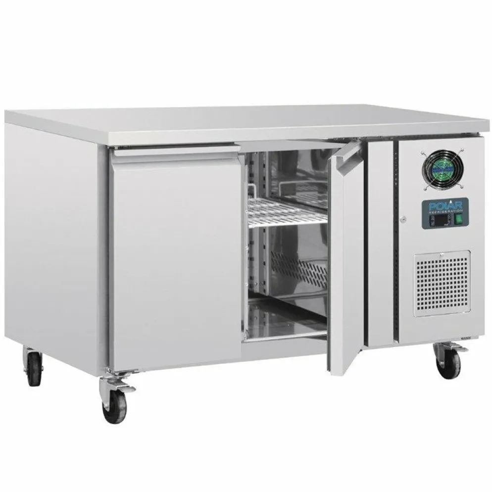 POLAR Tiefkühltisch 2-türig 282L - GN 1/1