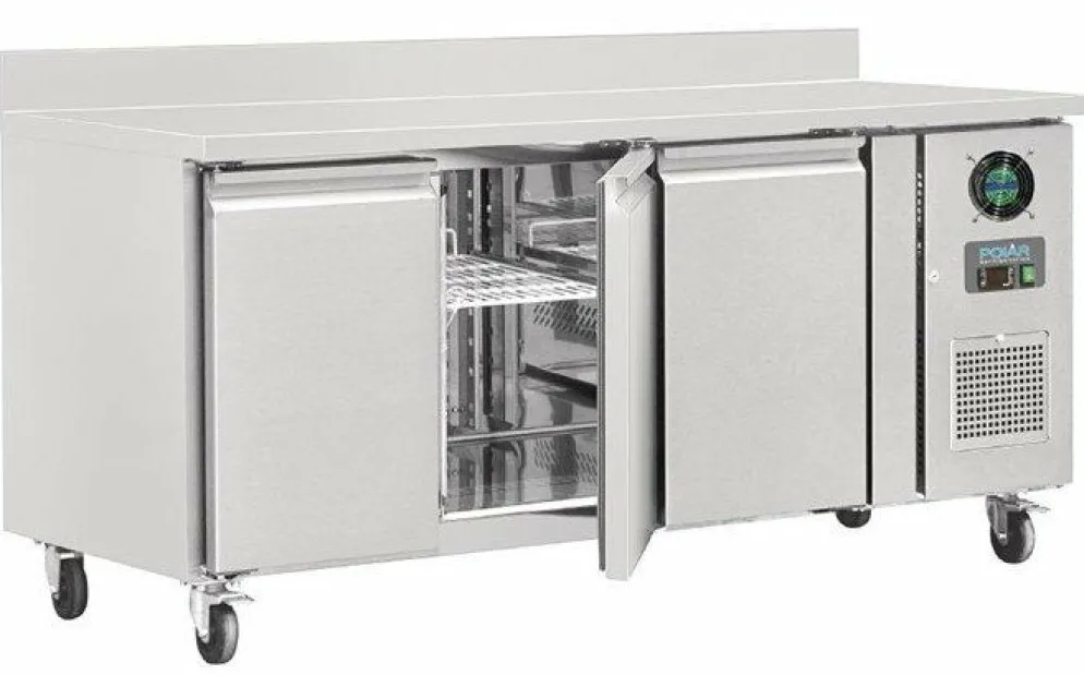 POLAR 3-türiger Edelstahlgefrierschrank 417Ltr, 1795x700x960 mm