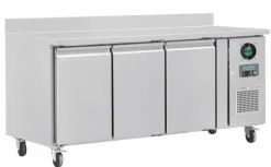 POLAR 3-türiger Edelstahlgefrierschrank 417Ltr, 1795x700x960 mm