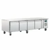 POLAR 4-türiger GN-Kühltisch 420L, 2230x700x650 mm