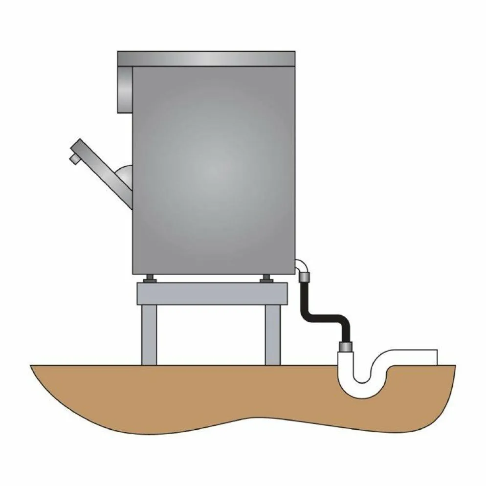 POLAR Unterbaumodell Eiswürfelmaschine 50kg/24 Std.