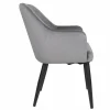 Polsterstuhl Sessel LIA grau