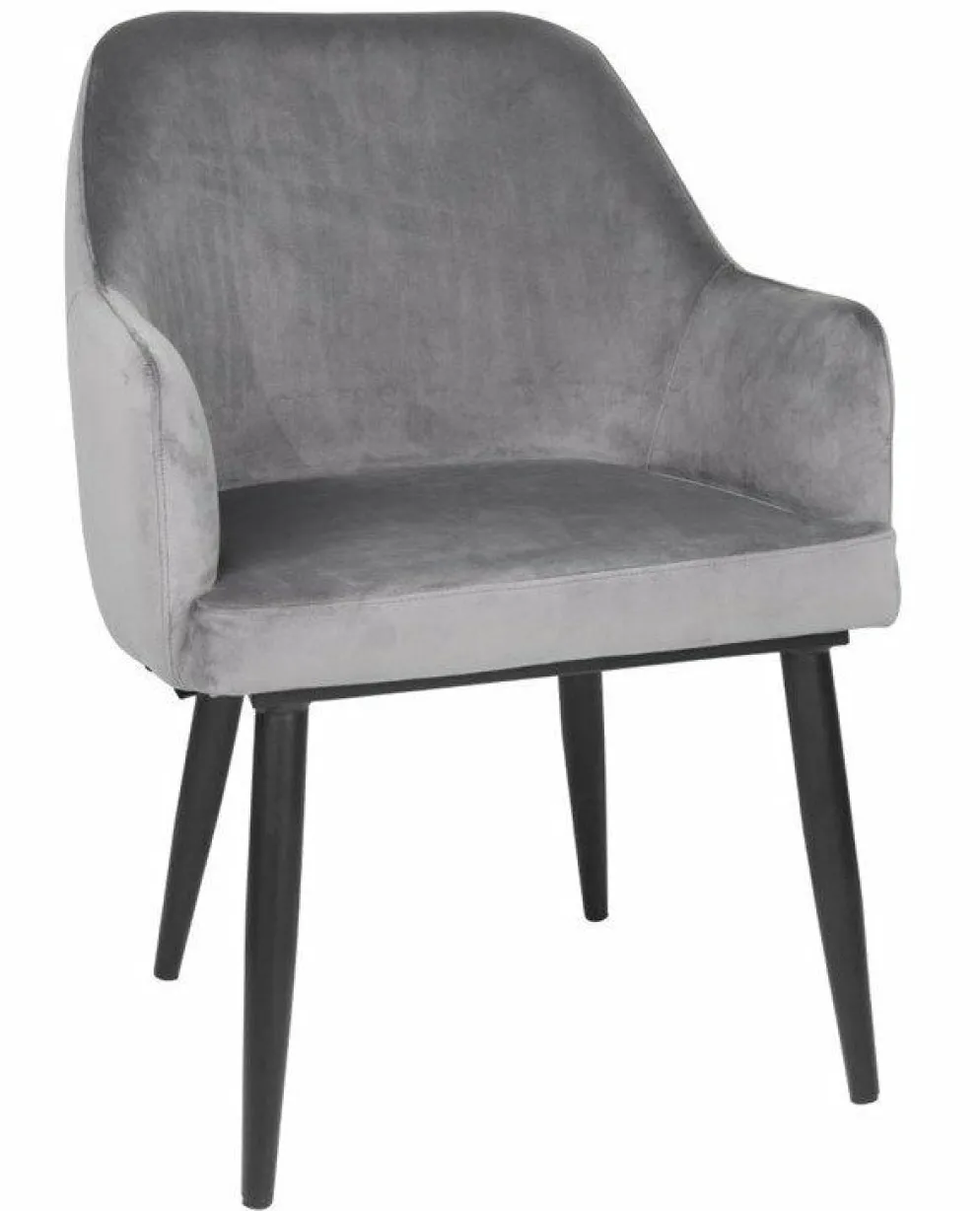 Polsterstuhl Sessel LIA grau
