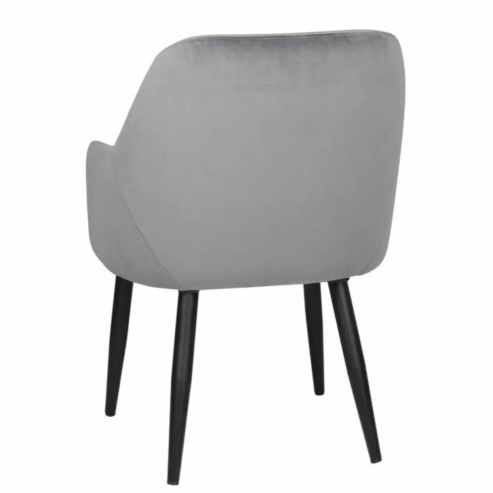 Polsterstuhl Sessel LIA grau