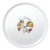 Porzellan Pizzateller mit "Koch" Motiv, 31cm, 6 Stück