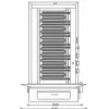 POTIS F E3 Elektro Gyrosgrill Dönergrill Kebabgrill 50 kg, Höhe 1040 mm - Motor unten